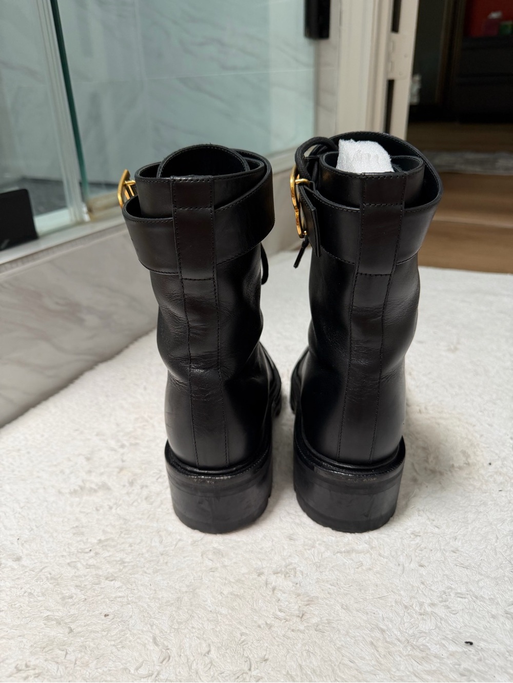 Balmain Ranger Combat Boots - Picture 6 of 15
